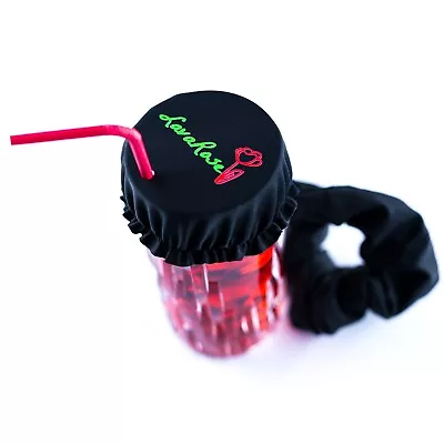 Anti Spike Drink Cover Drink Safety Night Out Hair Scrunchie Band Tie 2 In 1 Lid • £5.99