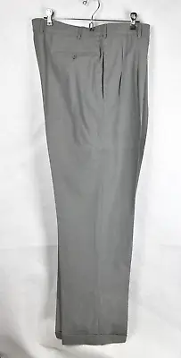 Incontex Venezia 1951 Super 120s Men's Dress Wool Pants Gray 38 X 31.5 (IP11098) • $36