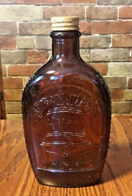 Vintage Log Cabin Maple Syrup Bottle Usa Bicentennial 1776-1976 Liberty Bell • $9.99