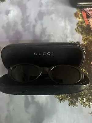 Gucci Vintage 90s Oval Sunglasses • £100