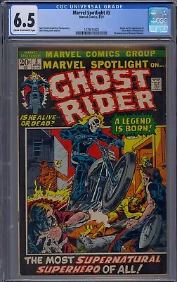 Marvel Spotlight #5 Cgc 6.5 1st Ghost Rider Roxanne Simpson Mike Ploog • $1259.99