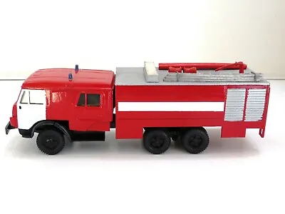 1:43 Kamaz Fire Truck Handmade Ussr Cccp Gaz Maz Zis Zil Uaz Raf • $99.99