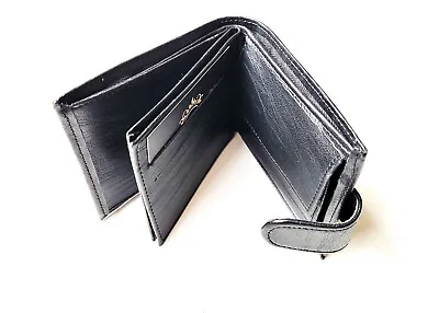 Mens Wallet Credit Card Holder Coin Purse Black ID Window Gift Large Space • £4.99