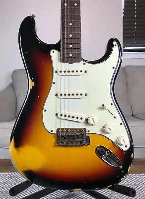 $3800 • Buy 2022 Fender Custom Shop '62 Heavy Relic Stratocaster ~ 3 Color Sunburst