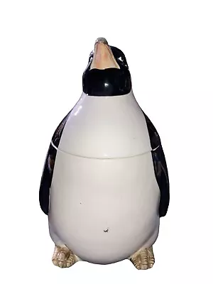 Vintage Otagiri Ceramic Emperor Penguin Cookie Jar OMC • $99