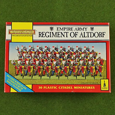 Warhammer Empire Army Regiment Of Altdorf (Plastic) Rare OOP Citadel Halberdiers • $216.95