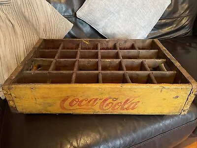 Vintage Coca-Cola Wooden Bottle Crate (CG49/161) • £65