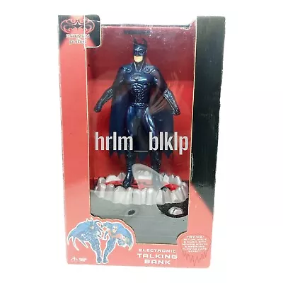 1997 ThinkWay Toys Batman & Robin Electronic Talking Bank Vintage Item #178102 • $49.72