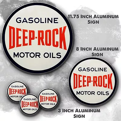 Deep-Rock Gasoline Oil Vintage Reproduction Full Color Design Aluminum Signs • $22.95