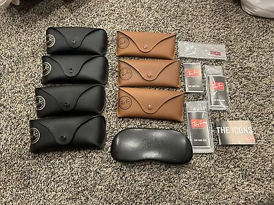 Lot Of 9 Clean Vintage BL Bausch Lomb Ray Ban Sunglasses Cases Variety • $10.99