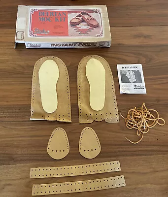 Vintage Tandy Leather Deertan Moccasin Kit #4602 Made Usa 9.5” • $29.99