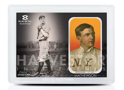 Christy Mathewson T-206 Tobacco Card - 1 Oz Silver Bar –portrait - Limited 1909 • $26.55