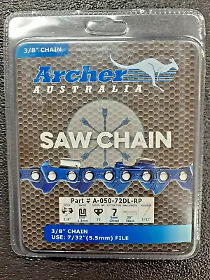 20  Archer Makita 6401 3/8 .050 72 Drive Links Ripping Chainsaw Chain • $27.91