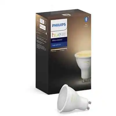 $99.99 • Buy Philips Hue GU10 White Ambiance Bluetooth Downlight, Control Using Bluetooth App