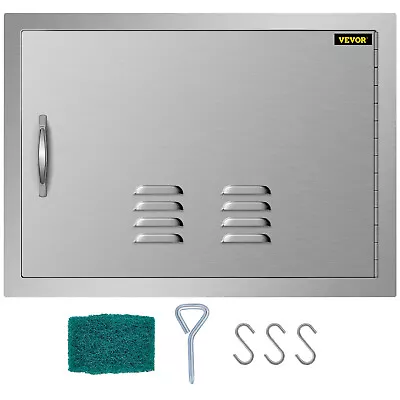 VEVOR BBQ Access Door 24x17  W/ Vents Stainless Outdoor Kitchen Single Door • $54.89