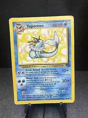 Pokémon TCG Vaporeon Jungle 28/64 Regular Unlimited Rare • $2.25