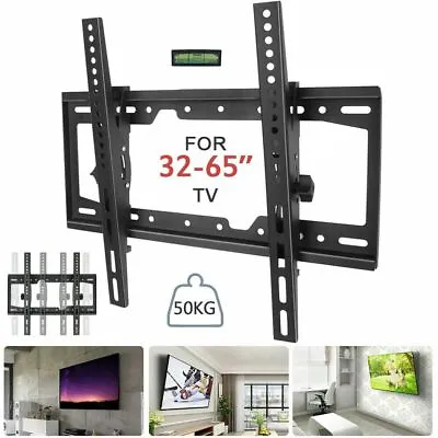 TV Wall Mount Bracket 32 40 43 47 50 55 60 65 Inch Full Motion Swivel LCD • £10.69