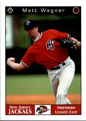 2001 New Jersey Jackals Warning Track #10 Matt Wagner Dallas Texas Baseball Card • $15