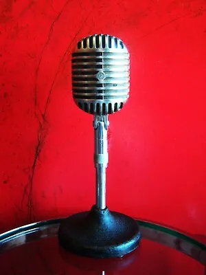£178 • Buy Vintage 1940's Shure Brothers 55  Fatboy  Microphone Elvis Deco W Period Stand