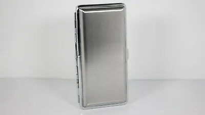 Westin Silver 120's Size Metal Double Sided Cigarette Case Holder  • $10.56