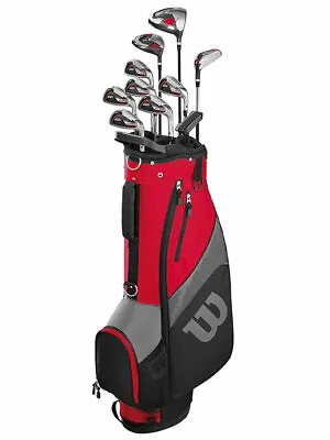 $599 • Buy Wilson ProStaff SGI Men's RH Full Golf Package Set +1 Inch Over STD #GEWPRO+1
