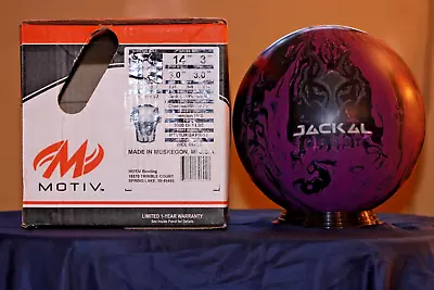 NIB 1st Quality 14lb Motiv Jackal Ghost Bowling Ball • $165