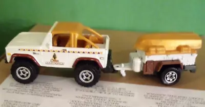 Matchbox Ford Bronco 4x4 1972 W/Matching Trailer Trawler Loose • $9.99