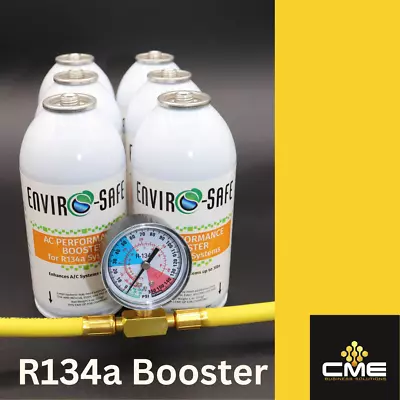 Enviro-Safe Auto AC Refrigerant Coolant Performance Booster For R134a 6 Cans  • $55.99