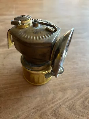 Vintage Justrite Brass Coal Miner's Carbide Lamp • $25