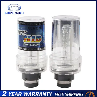 $9.99 • Buy 2x New 6000K D2S D2R D2C HID Xenon Bulbs Replace Factory White Headlights Pair