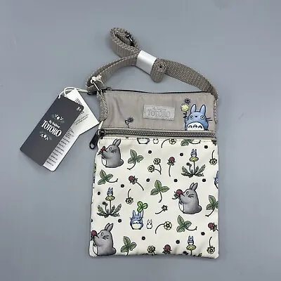 Studio Ghibli My Neighbor Totoro Floral Passport Crossbody Bag Her Universe NEW • £24.11