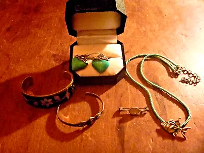 Vintage Silver Jewelry 5 Piece Lot • $24.95