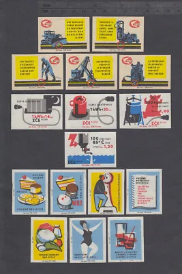 3 Series Of Old Czechoslovakian Matchbox Labels From 1968 /5406-54145426-5432/ • $1.10