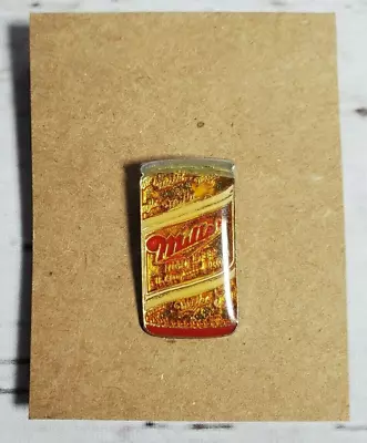 Vintage MILLER HIGH LIFE Beer Can Hat Vest Tac Lapel Pin Coated Enamel 1980s Era • $18.74