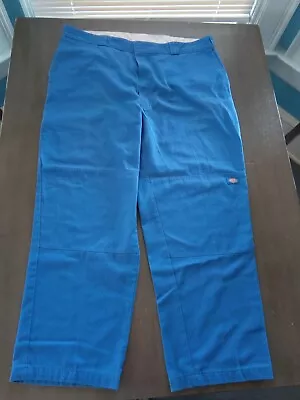 Dickies Royal Blue Cargo  Pant Zip Fly Mens Size 44X32 • $15.99
