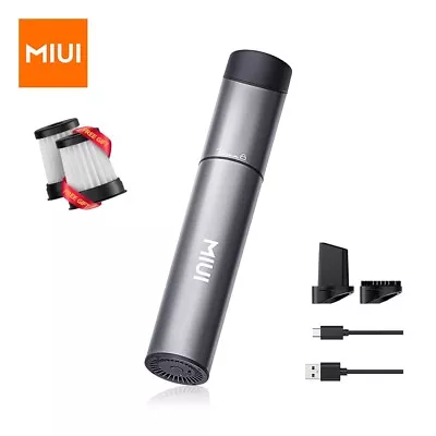 MIUI Handheld Vacuum Cleaner Aluminum Alloy Portable Mini Car USB Rechargeable • $35.99
