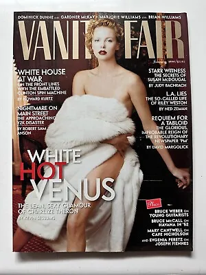 Vanity Fair January 1998 Charlize Theron-Bruce Weber • $2.50