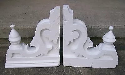 Antique PAIR Victorian Wooden CORBELS Gingerbread Porch Trim Vintage Decor Items • $119