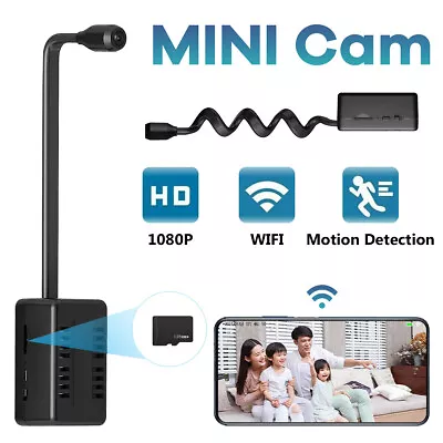 Mini WiFi Spy Camera 1080P HD IR Motion Detection Hidden DVR Nanny Security Cam • $8.54