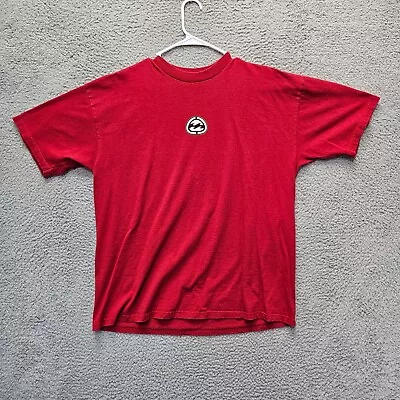 Billabong T-Shirt Mens Size XL Red Cotton Short Sleeve Crewneck Tee • $11.99