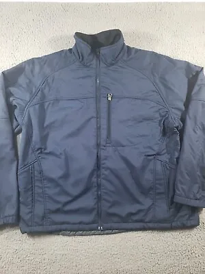 Columbia Jacket Men's 2XL XCO Outdoor Full Zip Navy Blue Zippered Pockets Warm • $39.99
