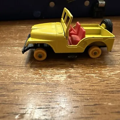 Vintage Lesney Matchbox No 72 Yellow Keep Spare Tire No Wheels Red Interior • $15