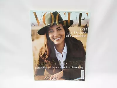 Vogue 100 Years Of Fashion June 2016 Kate Middleton HRH Duchess Of Cambridge • £19.50