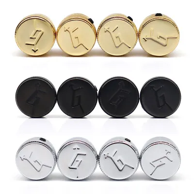 4 Pcs Metal Guitar/Bass Control Volume Tone Knobs With Arrow Gretsch “G” Logo • $19.99