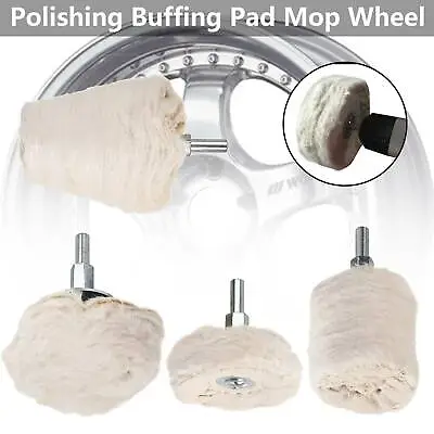 £6.09 • Buy 4PCS Polishing Buffing Pad Mop Wheel Drill Kit For Manifold Aluminum Stainless
