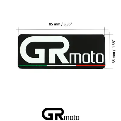 Decal Sticker Embossed Metal For GRmoto Exhausts • $9.94