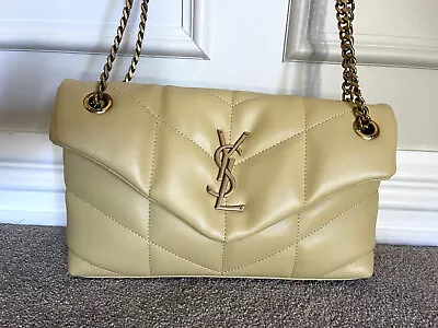 Authentic YSL Saint Laurent Puffer Small Leather Bag • $799