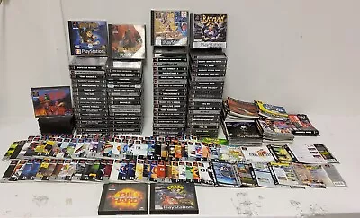 494 X EMPTY PS1 Cases JobLot - Final Fantasy Rayman Worms Croc Potter Yu-Gi-Oh  • £31