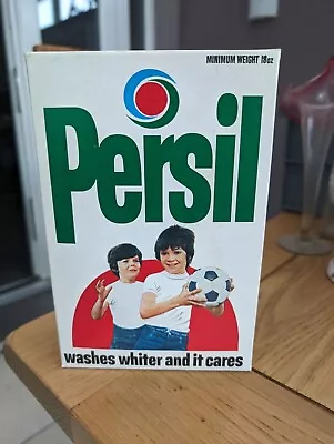 Vintage 1970s Persil Washing Powder Boxes Unopened 18oz • £10