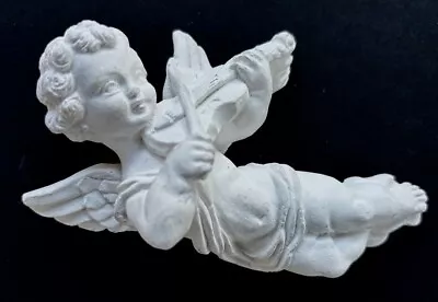 Italian Plaster Angel Cherub Playing Violin • $15